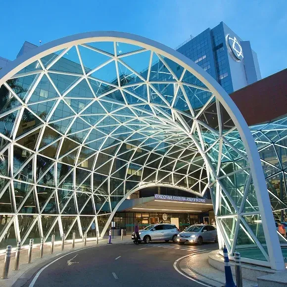 Fachada do Hospital Israelita Albert Einstein — Unidade Morumbi, São Paulo