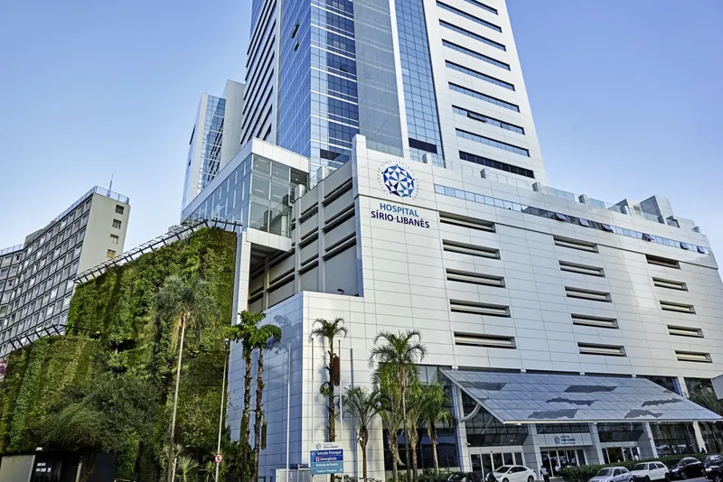 Fachada do Hospital Sírio-Libanês — Unidade Bela Vista, São Paulo